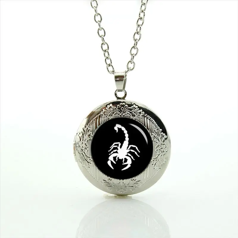 Знаменитая история басни Скорпион ожерелье-подвеска животное круглый, квадратный кулон ожерелье ювелирные изделия T400