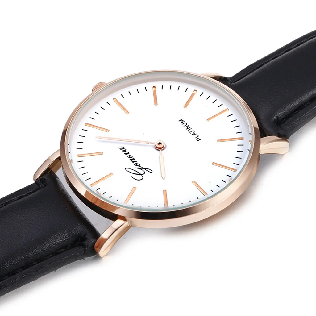 

SALE Retro Simple Leather Band Watch Analog Ultra Thin Dial Quartz Wrist Watch Gift Dropshipping Wholesale Quick delivery