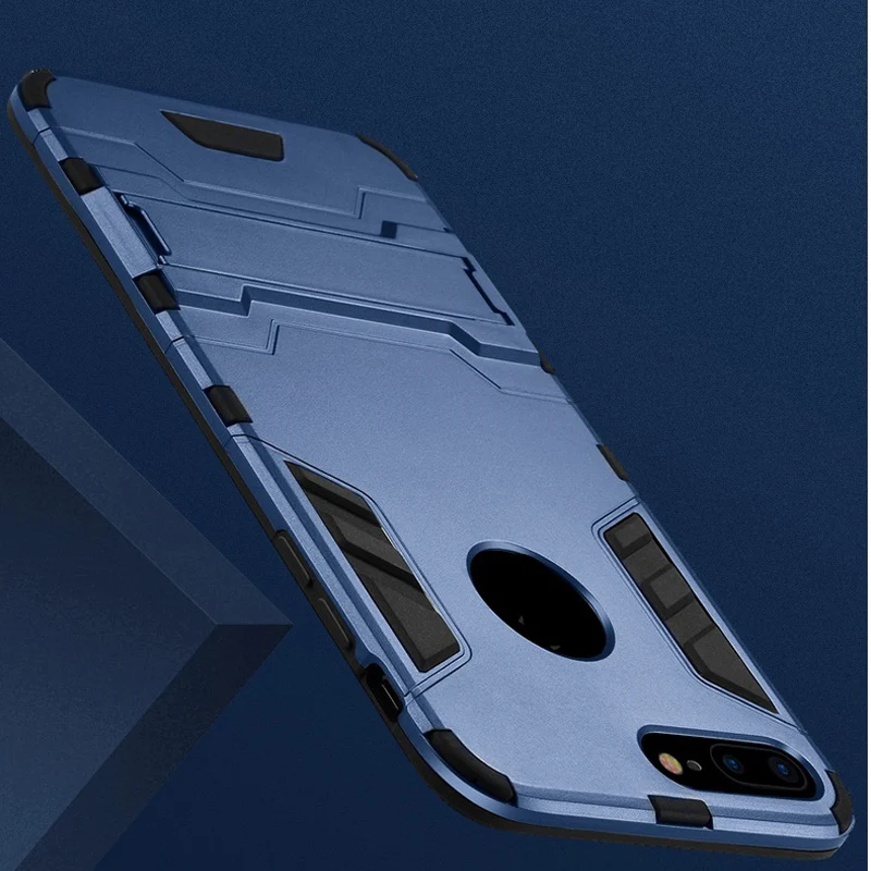 Чехол для Apple iPhone 5/5s 5SE 6/6s 7 plus ударопрочный чехол 2 в 1 бронированный телефона с