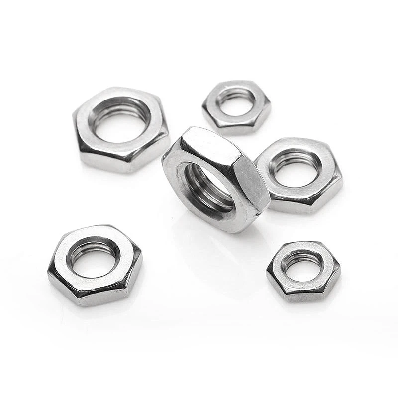 Шестигранные гайки из нержавеющей стали DIN439 M5 M6 M8 M10 M12 M14 M16 M20 304|hexagonal nut|m14 m16nut nut |