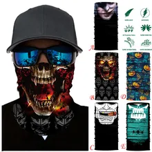 Велосипедный мотоцикл шеи труба лыжный шарф Балаклава для нанесения маски на лицо Хэллоуин вечерние безопасности и выживания Z0822