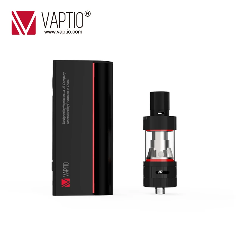 Оригинальная электронная сигарета Vaptio S75 Vape Kit 75 Вт бокс мод с 3 0 мл испаритель без