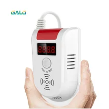 Детектор горючих газов беспроводной цифровой светодиодный дисплей горючий детектор спбт для домашней сигнализации функция можно выбрать