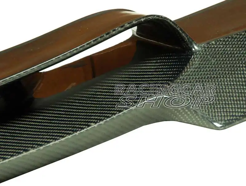 V style Real Carbon Fiber Front Lip Spoiler Fit For BMW 6-series F06 F12 F13 M6 Bumper 2012 UP