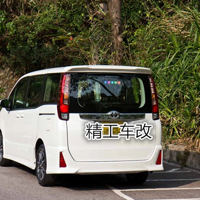 

MONTFORD For Toyota Noah Voxy 2013 2014 2015 ABS Plastic Unpainted Primer Color Rear Trunk Boot Lip Wing Spoiler Car Styling