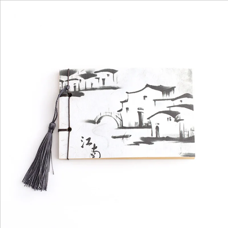 Китайский стиль, древняя ветровая линия, бумажный блокнот ручной работы, креативный, древний, имитирующий блокнот