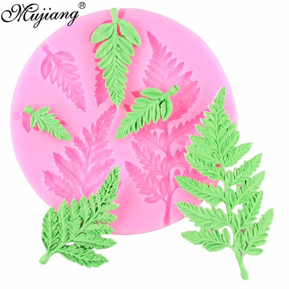 Sugarcraft лист помадки формы для украшения торта инструменты Mimosa листья шоколада