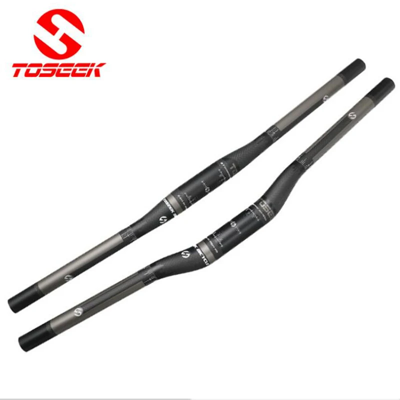 

TOSEEK full carbon fiber MTB handlebar super light 3K matt Mountain bikes carbon handlebars 580-720mm*31.8mm Bicycle Parts