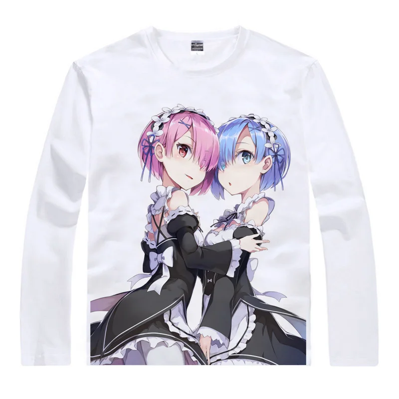 Coolprint японский Футболка с изображением в стиле аниме Re:Zero KARA Hajimeru Isekai жизнь другой