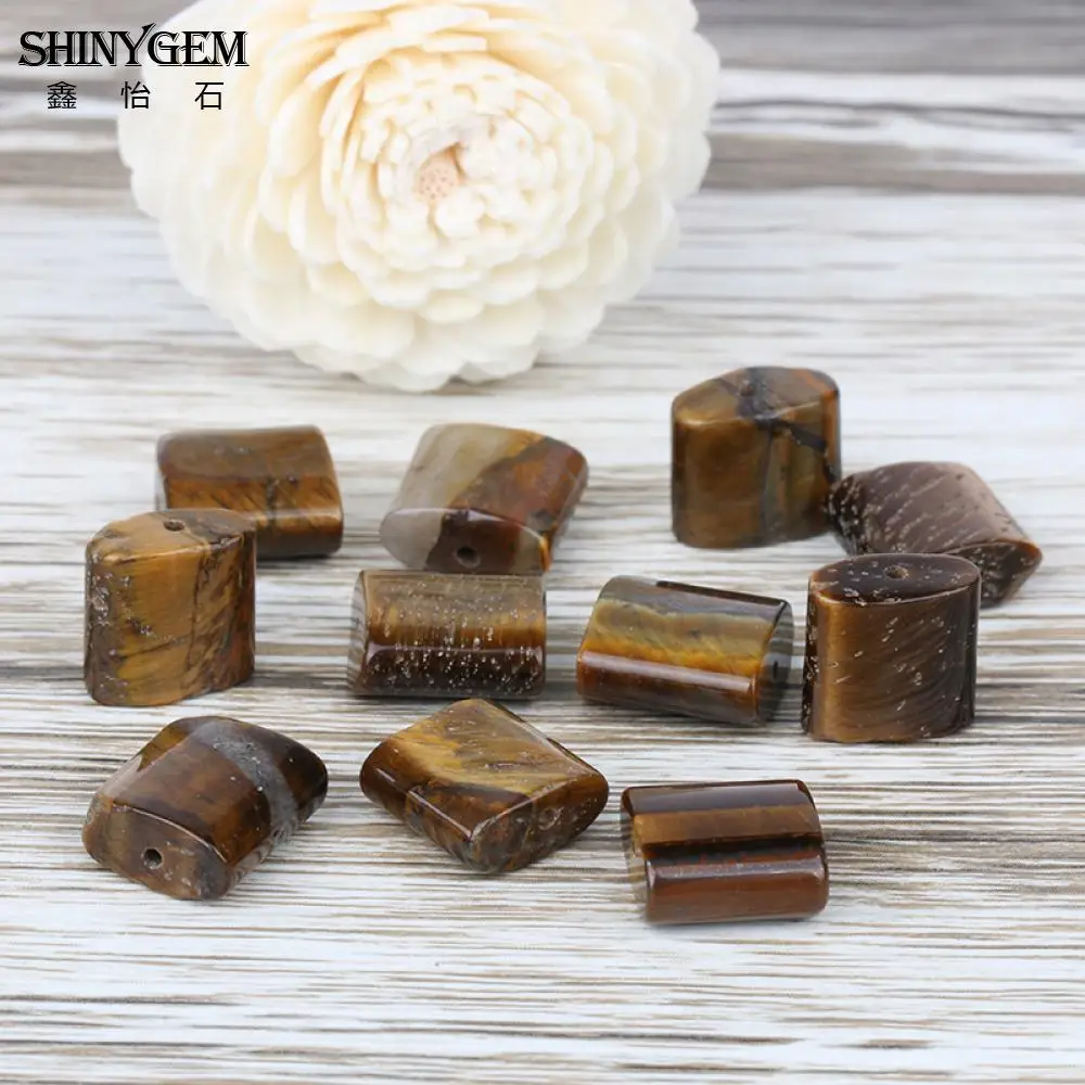 ShinyGem оптовая цена AAA класса тигровый глаз бусины 10 мм квадратный желтый