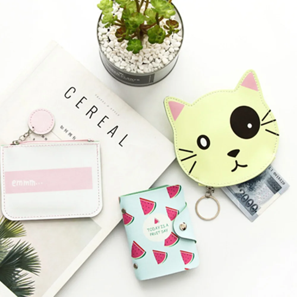 Fashion PU Leather 20 Bits Card Case ID Card Holder Credit Passport Bag Wallet