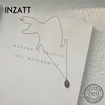 

INZATT Vintage Guardian Angel Baby Bead Chain Pendant Necklace Charm 925 Sterling Silver Fine Jewelry For Women Engagement Party