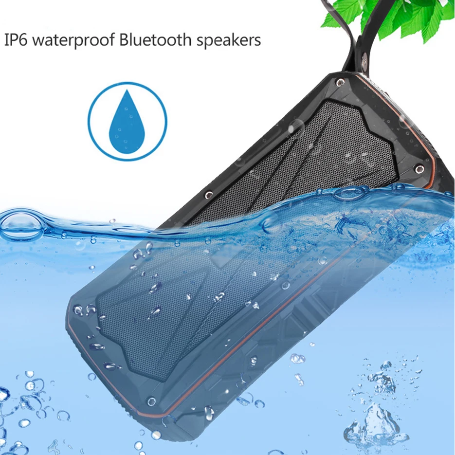 Evewher Новый 20 Вт Bluetooth динамик сабвуфер Встроенный 4500mA стерео