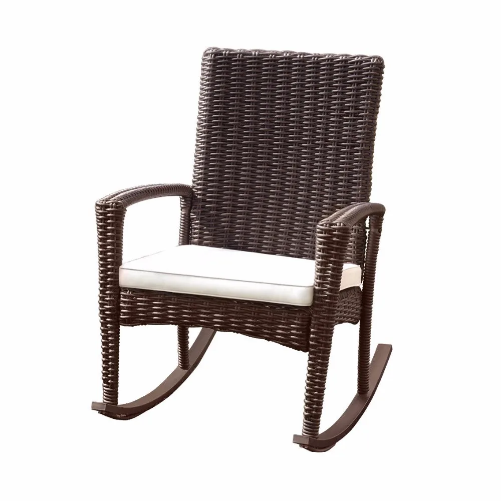 Home Garden Patio Garden Furniture Sets 3 Pcs Patio Rattan Wicker Furniture Set Comfortable Rocking Chair Coffee Table Stbalia Ac Id