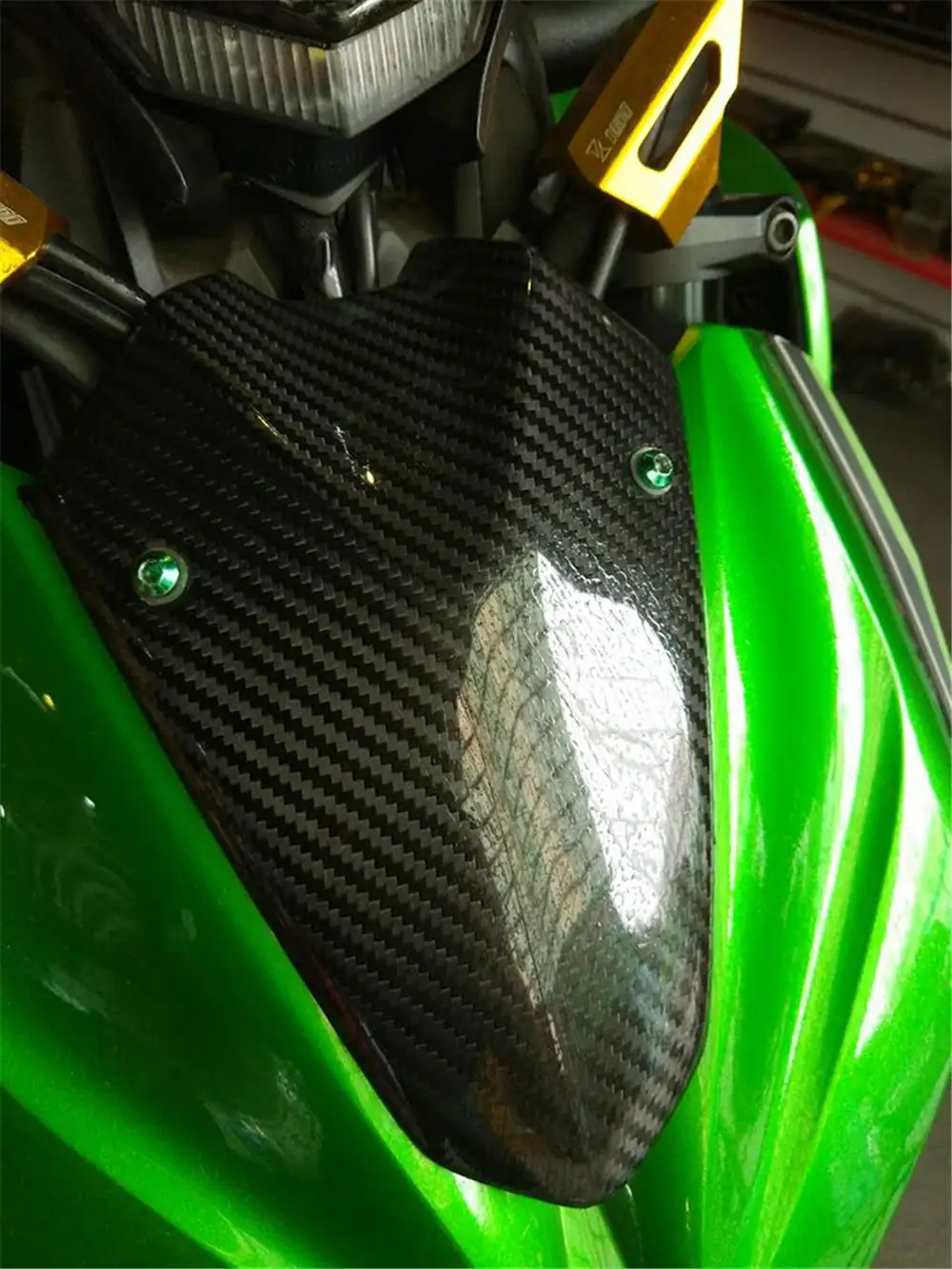 SMOK Мотоцикл углеродного волокна фара обтекатель инструмент лобовое стекло ветровое стекло дефлектор крышка для Kawasaki Z1000