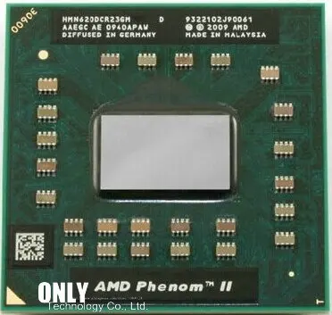 Чипы процессора AMD PHENOM II N620 HMN620DCR23GM центральный процессор ЦП гнездо для ноутбука S1 2,8G 2M двухъядерный N 620