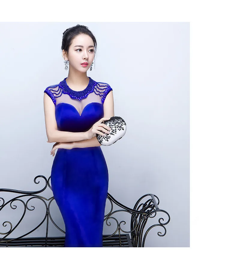 Ladies Dress Tunic Robe Femme Vestidos 2017 Party Dress Trumpet Mermaid Bodycon Bohemian Hollow Out Women Summer Long Dress (34)
