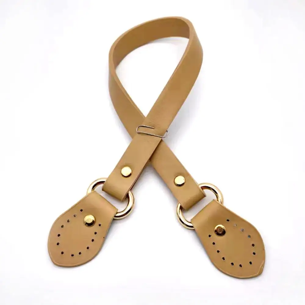 4pcs/lot 51.5cm PU leather Handle For DIY Bag Handbag Accessories Sewing Sewer - Цвет: 5