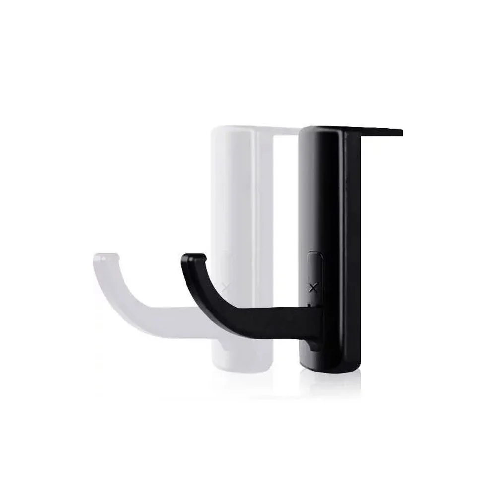 Free Ship 50pcs lot Headphones Stand Universal Headphone Headset Hanger Wall Hook PC Monitor Earphone Stand Rack Holder Rack