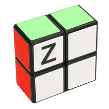 Cuber speed Z 2x2x1 Супер флоппи черный магический куб 1x2x2 скоростной куб