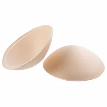Съемные груди усилитель формы вкладыши-Пуш Ап Бюстгальтер бикини купальник вставки пены