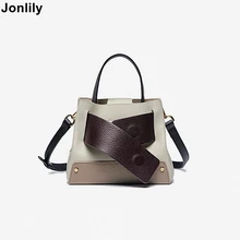 Jonlily Для женщин сумки натуральная кожа сумки на плечо Повседневная Женская обувь Crossbody сумки Высокое качество кошелек-KG108