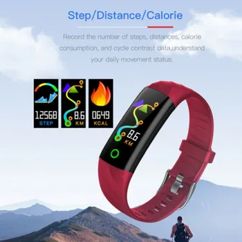 

IP68 Waterproof Smart Bracelet Pedometer Heart Rate Monitor Blood Oxygen Fitness Tracker Smart Wristband Multi Sport Smart Band