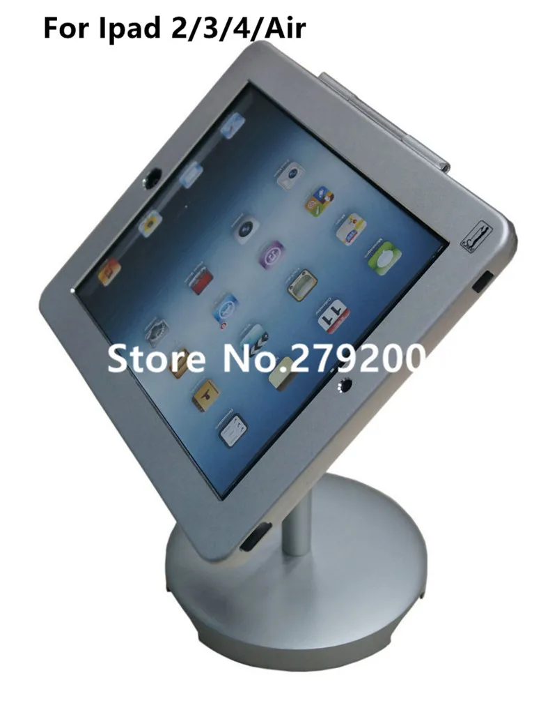 Aluminum Alloy Adjustable Counter Tablet Security Display Stand Holder