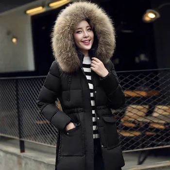 

Winter Jacket Women 2020 New Fashion Longfur HoodParkas For Womens Winter Jackets CC300