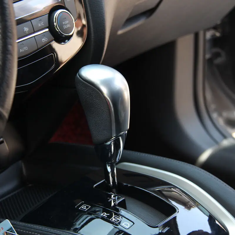 For Nissan Pathfinder 2014-2019 ABS Matte Car gear shift lever knob handle cover Cover For Nissan Pathfinder 2014-2019 ABS Matte Car gear shift lever knob handle cover Cover