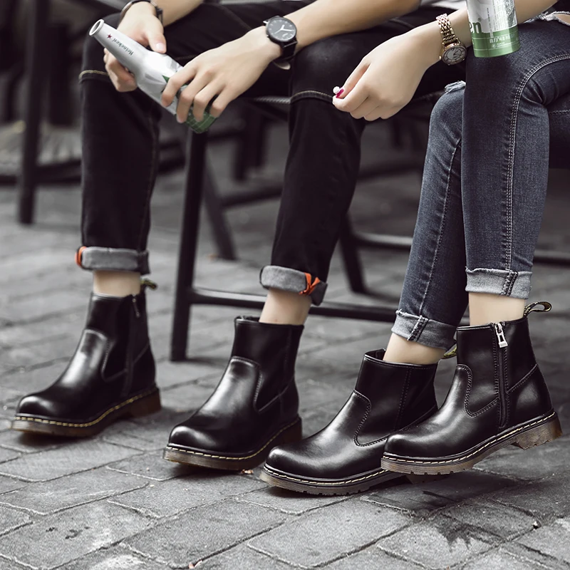 

Martin Boots Women's Boots Ankle Punk Boots Shoes Women Sport Boots Lovers Shoes Female Autumn Genuine Leather Comfortable Shoes