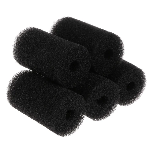 물고기 탱크 입구 연못 블랙 폼에 대 한 5 Pcs 스폰지 수족관 필터 보호 커버 2