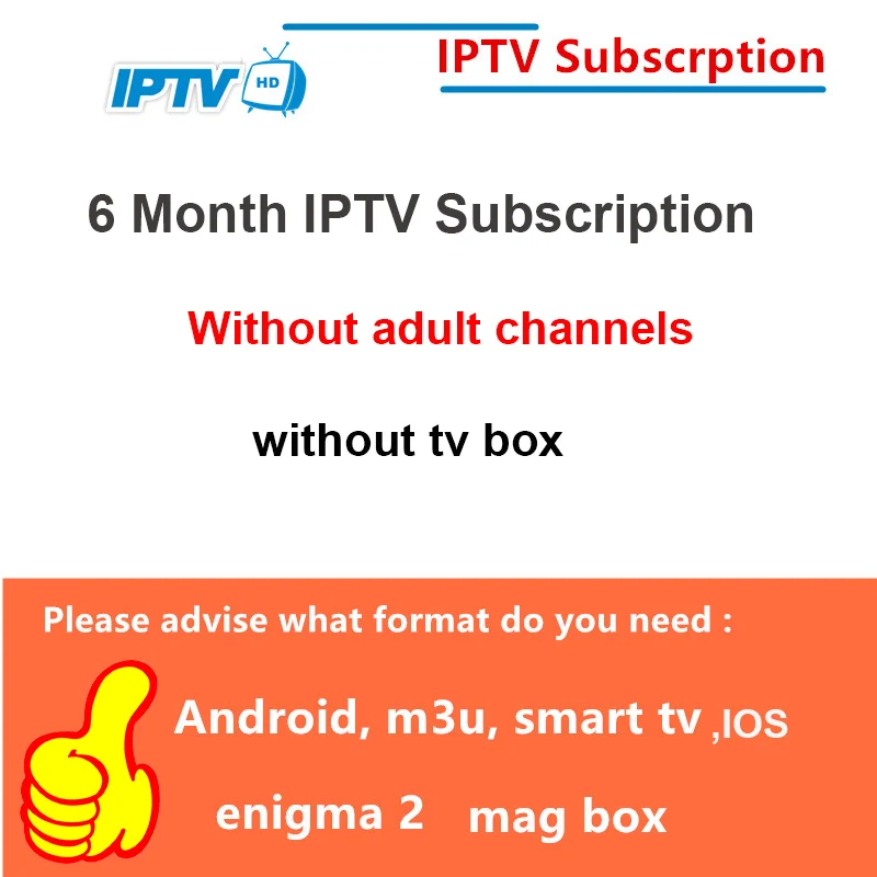 Италия IP tv HK1 Mini Android 8,1 Smart tv BOX 2G/16G 4800+ арабский французский EX-YU испанско-португальский платный ТВ& VOD Smart Set Top tv Box - Цвет: 6Month IPTV