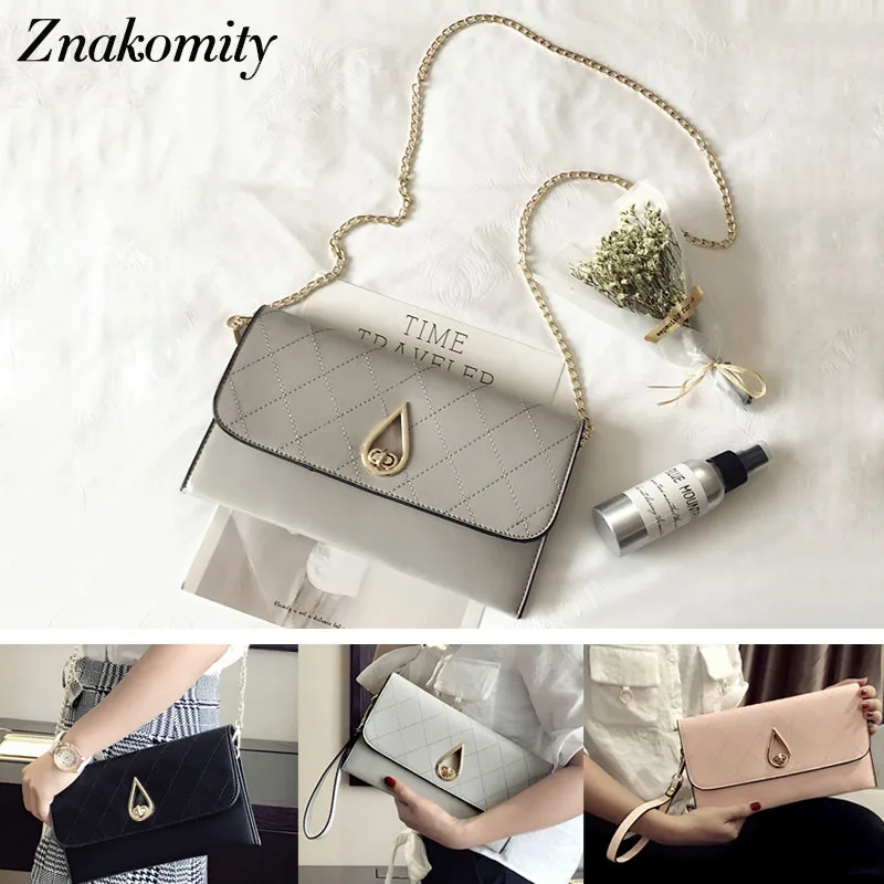 

Znakomity Fashion women envelop evening clutch bag women female grey black ladies day clutch bags crossbody shoulder bag women's