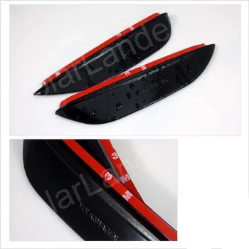 

2 pieces Car Styling rearview mirror rain eyebrow Rainproof Flexible Blade Protector Accessories for SKODA for SUPERB 09-13