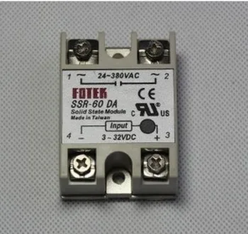 

New Solid State Relay SSR-60 DA 60A 3-32VDC 24-380VAC