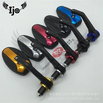 

5 colors available motorbike handlebar end mirror for honda suzuki yamaha motorcycle rearview mirror bar end mirrors moto parts