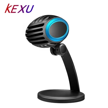 

KEXU USB Condenser desktop microphone for PC portable laptop for recording game podcast Office meeting for mac PC SKYPE FACEBOOK