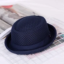 Английская джазовая шляпа дышащая сетчатая плоская шляпа козырек Соломенная Шляпа Пляжная Шляпа Ретро Кепка Складная Кепка