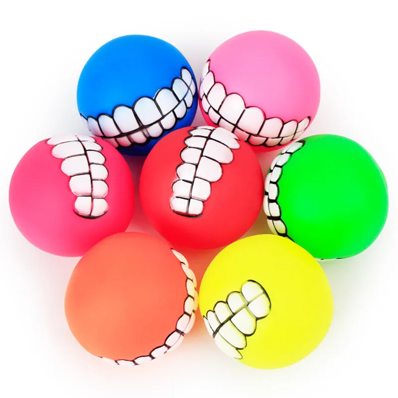 Rubber Ball Teeth Toy for Cat Dog (5)
