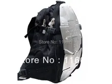 NEW 5 metal plate aluminum backpack Motorcycle Waist packbag Motocross Backpack Racing Backpack fashion ASMK alloy