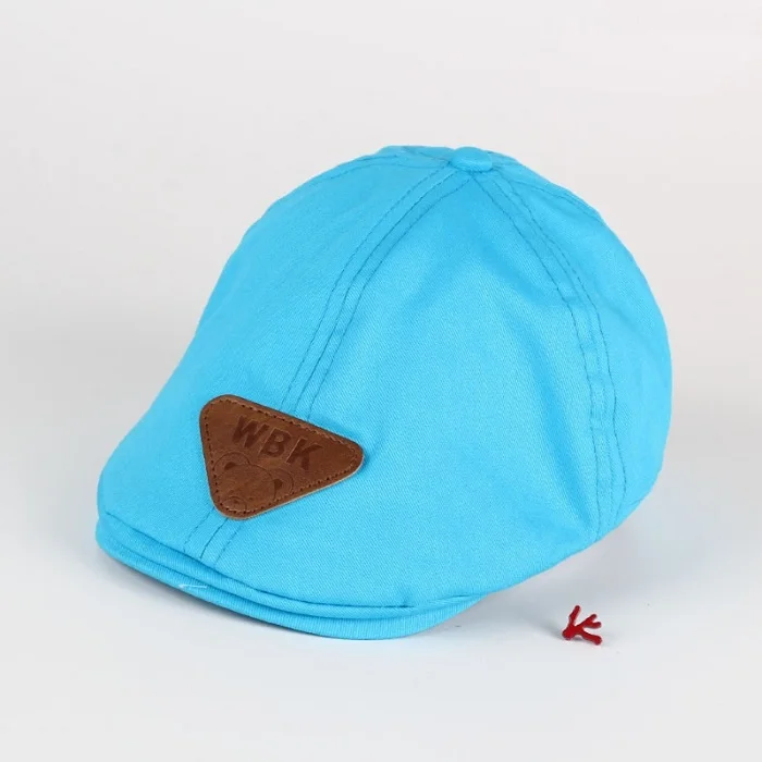 Хлопковая шляпа от солнца для маленьких мальчиков, берет, летняя бейсболка, модная кепка - Цвет: 2
