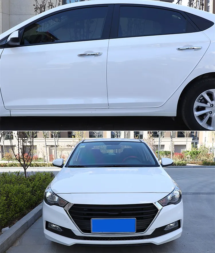 

Osmrk car accessories Car body door plate strips protection for Ford Ranger 2014 2015 2016