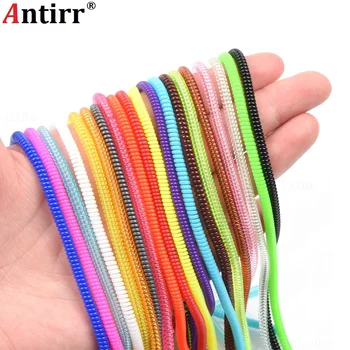 

60cm Cute Solid color Wire Cord Rope USB charger Cable Bobbin Winder Data Line Protector earphone Cover Suit Spring Sleeve twine