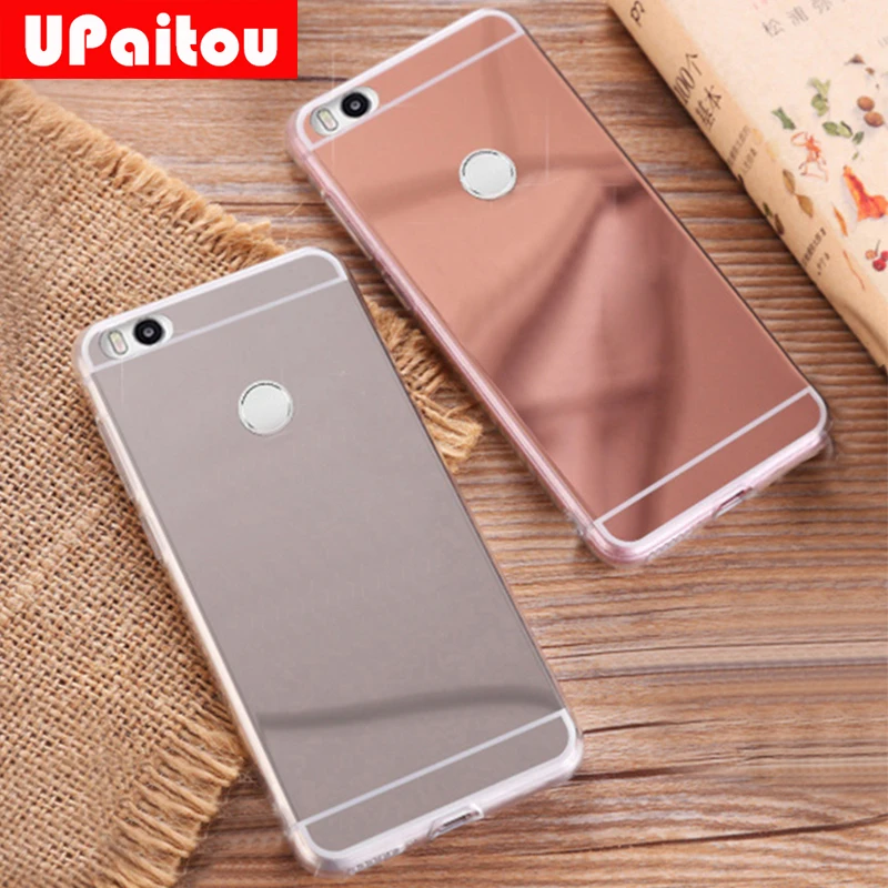 

UPaitou Mirror TPU Case for Xiaomi Mi 8 Lite A1 5 6 5S Plus Max 2 3 Mix Shinning Case for Redmi 5 Plus 3S Note 4X 4A 2 3 Case