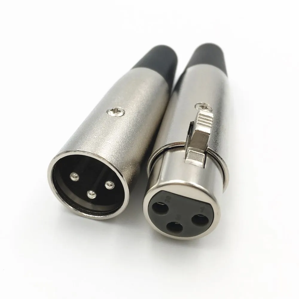 10Pcs 5 PIN DIN Connector Midi Cable Lead Audio Plug Male Inline Metal SS