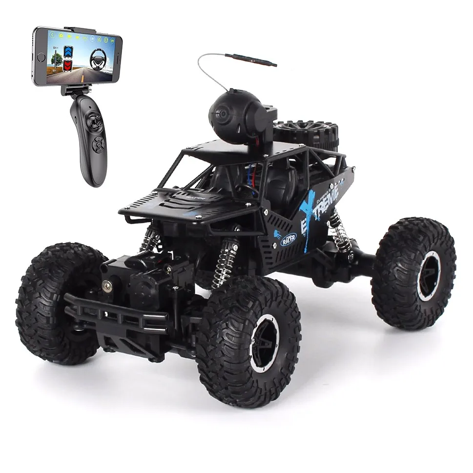 

Rc car 2.4G Climbing Car Mobile Phone Controlled Off-road Remote Control Toy Car and Video Real-time Transmission High-speed Car