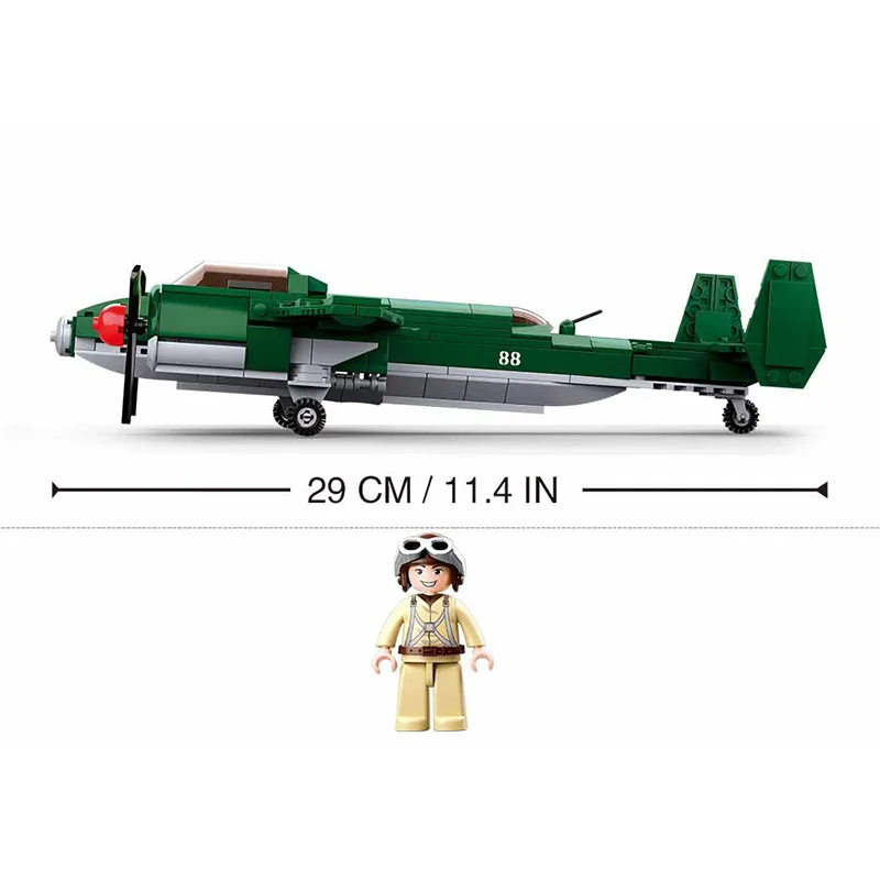 311 шт. Военная серия WW2 русская Tu-2 бомбардировщик спецназ полицейская команда строительные блоки армейский солдат Фигурки игрушки для детей Подарки