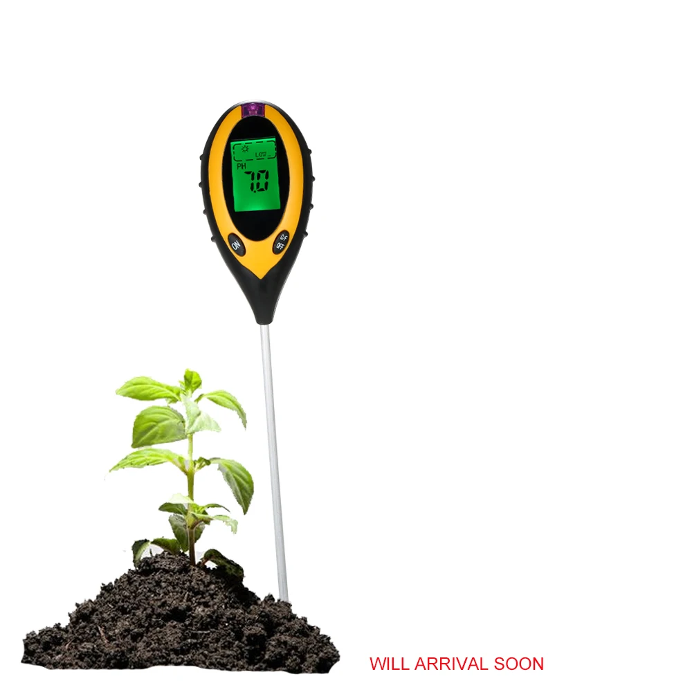 

New 4 in1 Soil Tester PH Moisture Temperature Sunlight Intensity PH Tester Moisture Meter