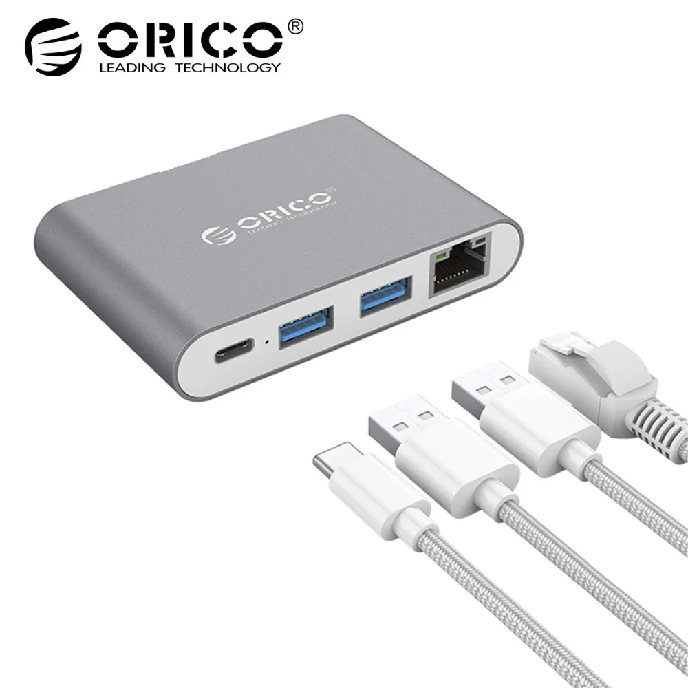 

ORICO Aluminum HUB Type-C to Type-A / Type-C / HDMI Converter Support PD Multi Function Laptop Station for MACbook PC